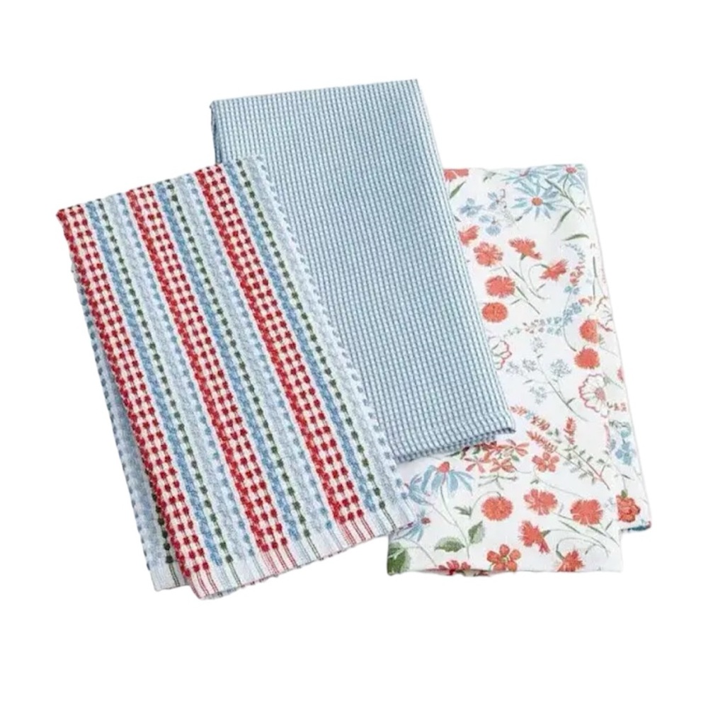NWT Martha Stewart Collection 🌸 set of 3 kitchen towels